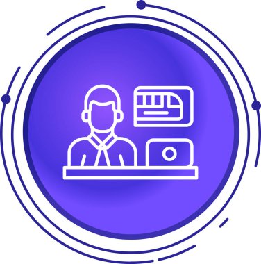 bilgisayar simgesi vektör illüstrasyonu