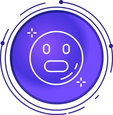 vektör emoji simgesi, vektör illüstrasyonu