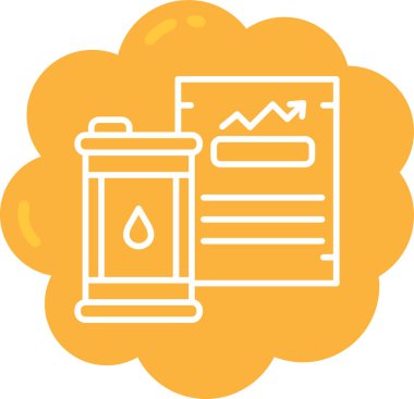 Yağ şişesi. Web simgesi