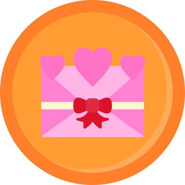 Hediye. Web simgesi basit illüstrasyon