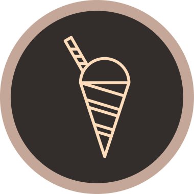 Dondurmanın vektör çizimi