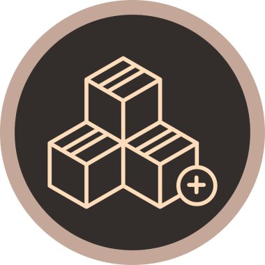 Teslimat. Web simgesi basit illüstrasyon