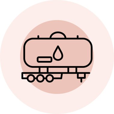 Benzin deposu. Basit tasarım