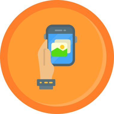 Cep telefonu ödemesi. Basit illüstrasyon