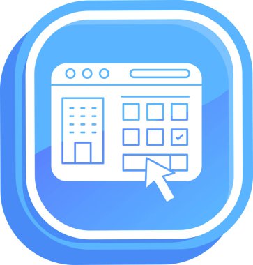 İnternet alışveriş simgesi. özet çizimi