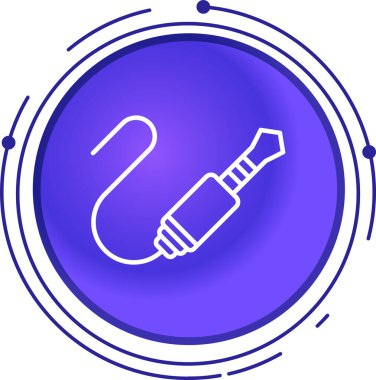 olta çubuğu simgesi beyaz arkaplanda izole edildi. Balıkçılık ve balıkçılık ekipmanları. Balık oltası. Renkli taslak konsepti. vektör.