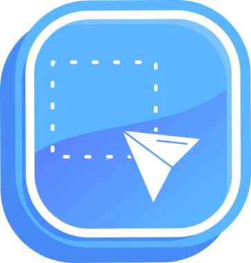 Harita gezinme yönü simgesi - taslak biçimi