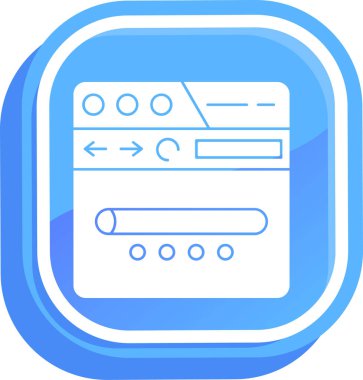 seo modern simgesinin vektör illüstrasyonu