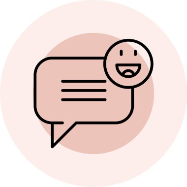 Konuşma baloncukları simgesi, vektör illüstrasyon tasarımı