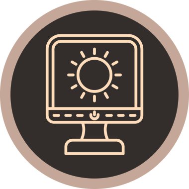 modern simge vektör illüstrasyonu