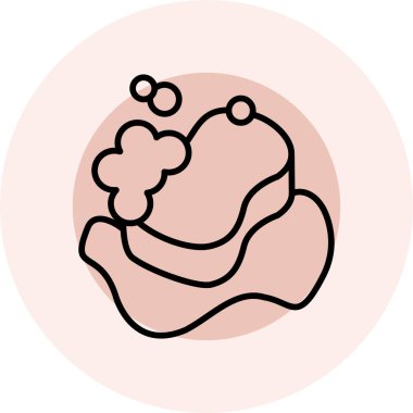 Tatlı çizgi film karakterinin vektör çizimi