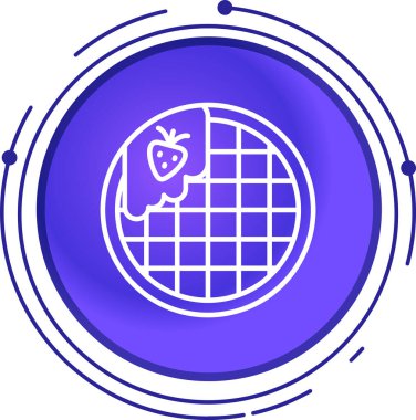 Beyaz arka planda izole edilmiş çizgi gezegen Dünya ikonu. Renkli taslak konsepti. vektör illüstrasyonu