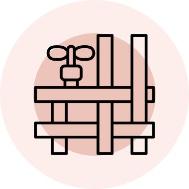 sandalye simgesi çizimi