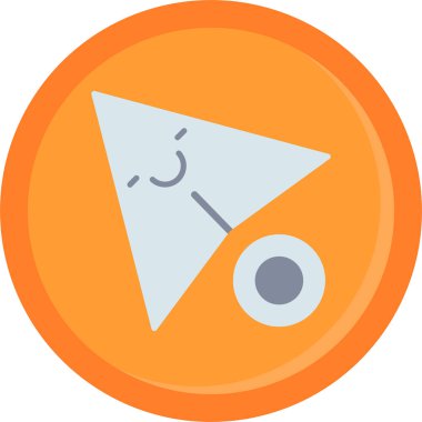 ok simgesi, vektör illüstrasyonu basit tasarım