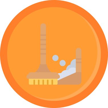 Bir fırçanın vektör illüstrasyonu