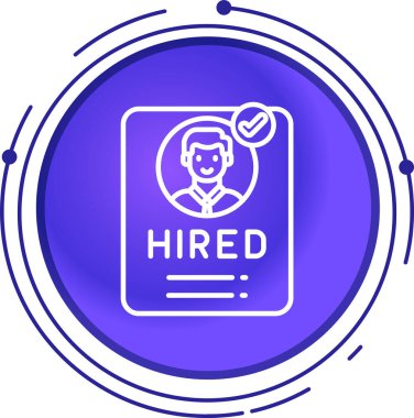 Web için izole edilmiş modaya uygun bir arkaplan simgesine devam et