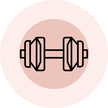 dambıl vektör simgesi. resimleme.