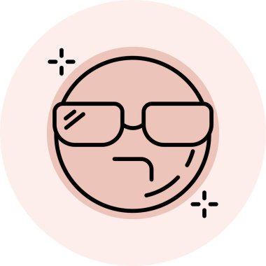 Bir insan simgesinin vektör illüstrasyonu