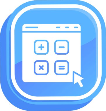 Hesap makinesi matematik simgesi - taslak biçimi