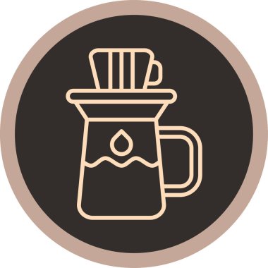 Vektör Kahve Simgesi illüstrasyonu