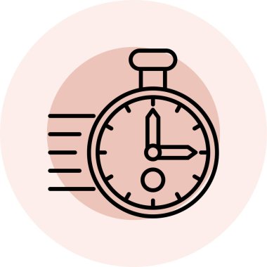 saat simgesi vektörü