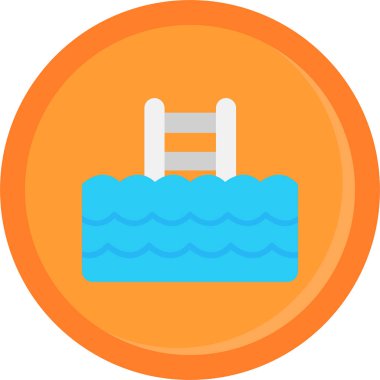 Yüzme Havuzu vektör çizim