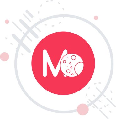 Beyaz çizgi ay ve yıldız ikonu uzun gölgeli izole edilmiş. Çember renk düğmesi. vektör.