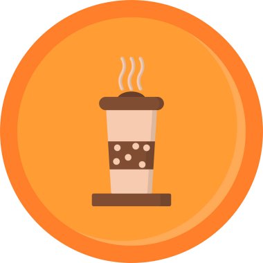 Bardak. Web simgesi basit tasarım