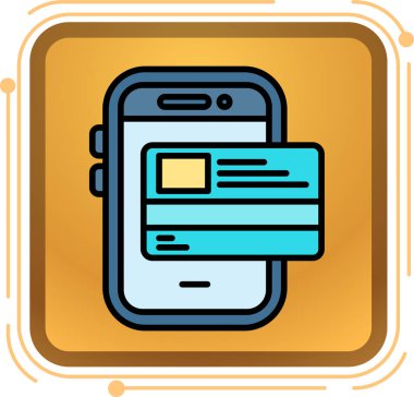 akıllı telefon mobil simgesi, özet biçimi