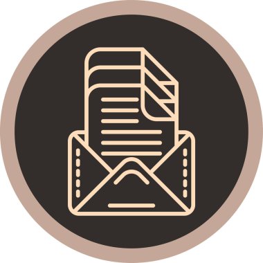 Modern b 'nin vektör illüstrasyonunda belgenin eksik simgesi