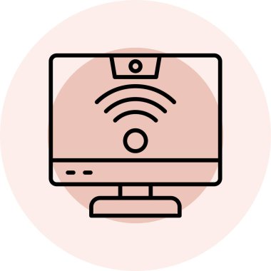 bilgisayar simgesi vektör illüstrasyonu