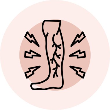 Kış çorabı. Web ve mobil için illüstrasyon