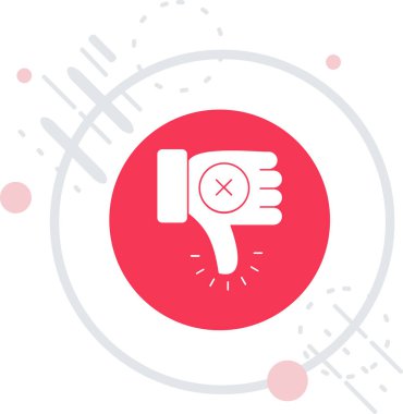 Tornavidalı beyaz el ve uzun gölgeli ingiliz anahtarı ikonu. Ayarlama, servis, ayar, bakım, onarım, onarım. kırmızı daire düğmesi.