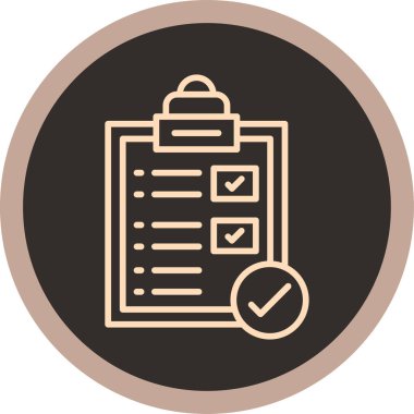 Belge simgesinin vektör illüstrasyonu