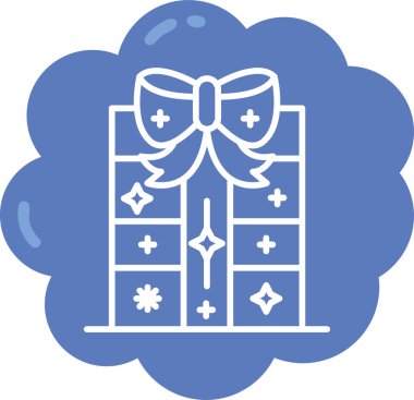 Yılbaşı ağacı. Web simgesi basit illüstrasyon