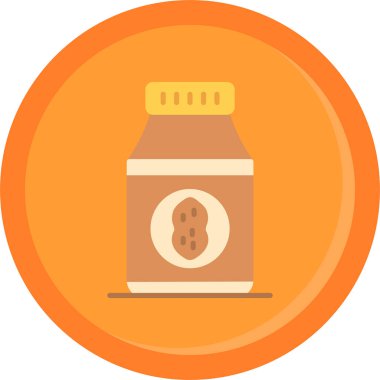 Yemek. Web simgesi basit illüstrasyon