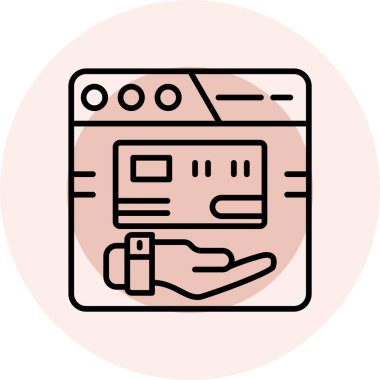 Yıkama Makinesi Simgesi Moda Biçiminde İzole Arkaplan