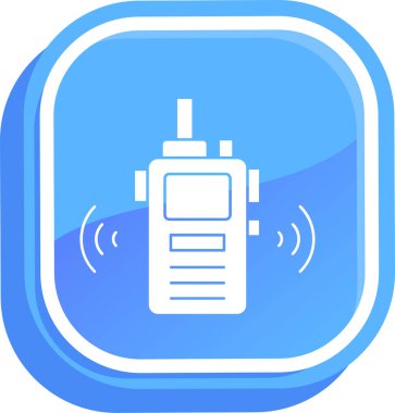 Bir radyonun vektör illüstrasyonu