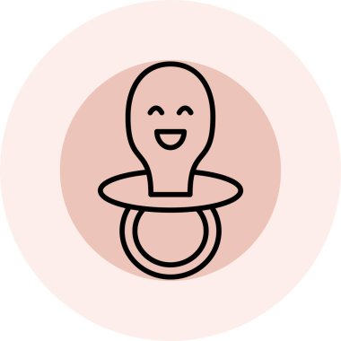 bebek ikonu vektör illüstrasyonu