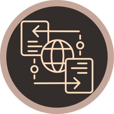 Seo simgesinin vektör illüstrasyonu