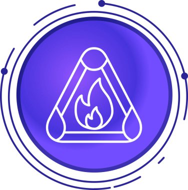 Simge vektör resimlemesini ateşle