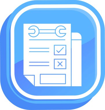 Pano kontrol listesi simgesi - taslak biçimi