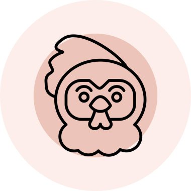 Moda stili izole edilmiş arkaplanda penguen simgesi