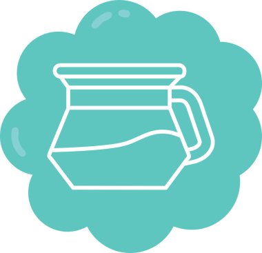 kahve kupası simgesi, vektör illüstrasyonu