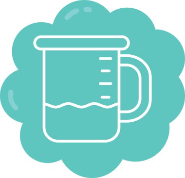 Bira. Web simgesi basit illüstrasyon