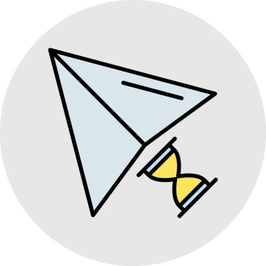 Bayrak. Web simgesi basit illüstrasyon