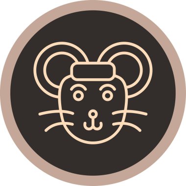 Ayı. Web simgesi basit illüstrasyon