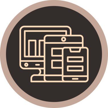 belge simgesi vektör illüstrasyonu