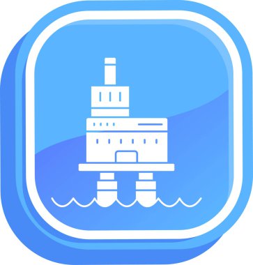 Gemi. Web simgesi basit illüstrasyon