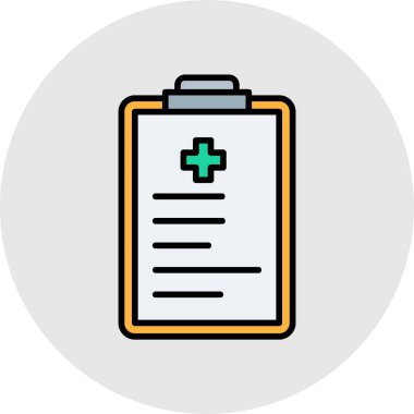 Artı işaret renk simgesi vektörlü pano. Panoda pano işareti var. izole edilmiş sembol çizimi